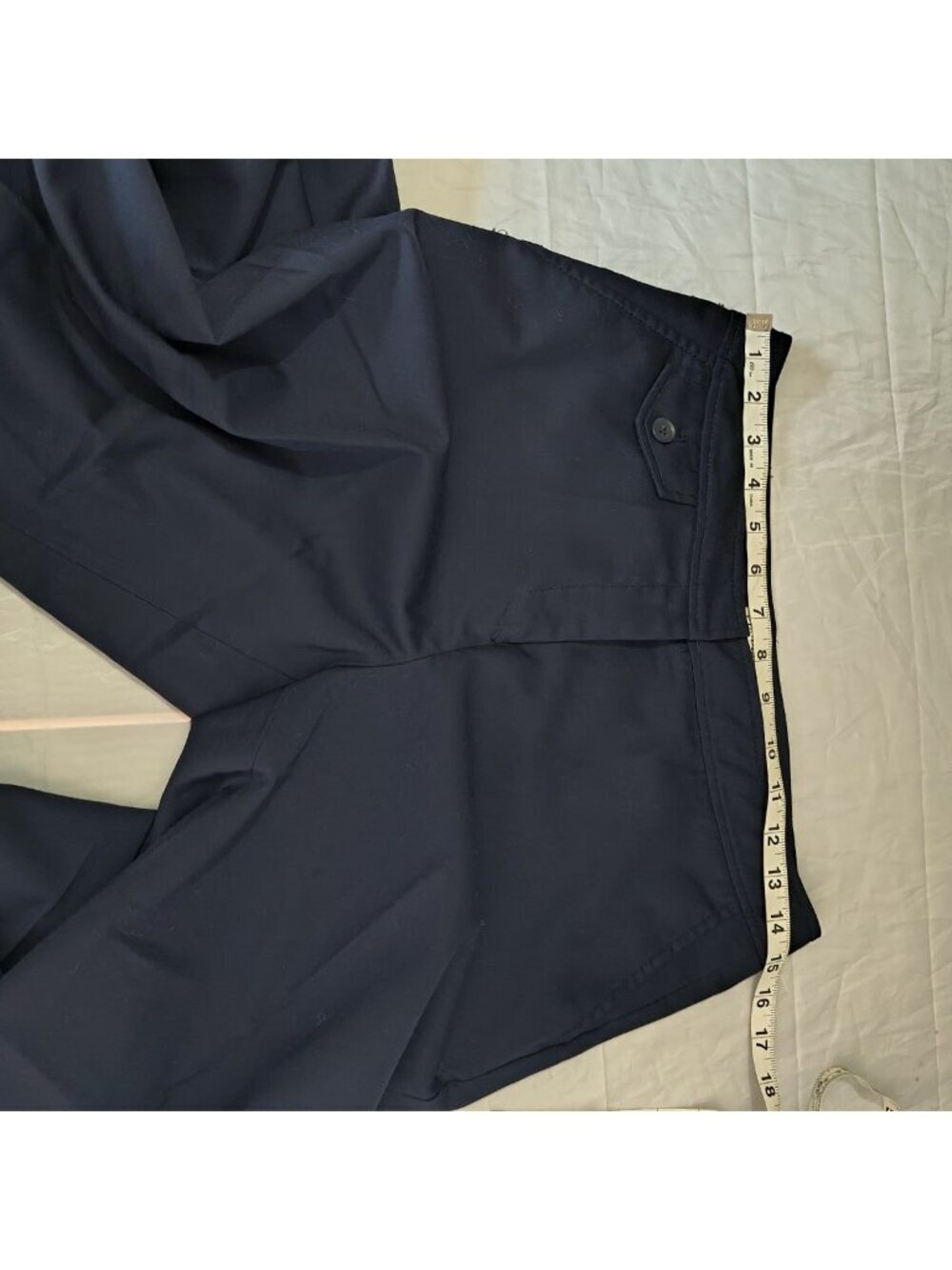 Pendleton Women's Size 6 Navy Blue Wool Blend Straight Leg Dress Pants - Picture 10 of 15